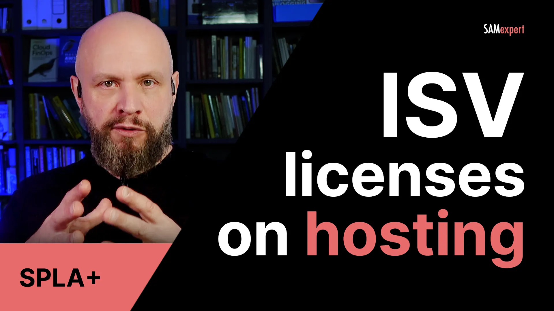 Server hosting infrastructure representing ISV licensing restrictions