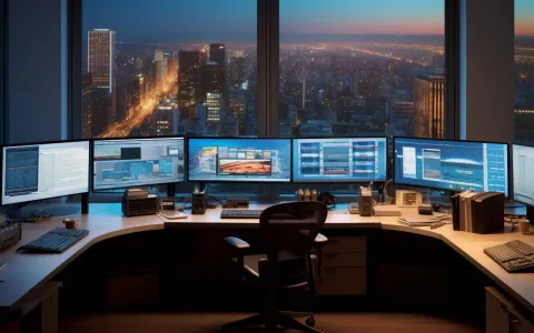 Organised desk with software licensing documentation